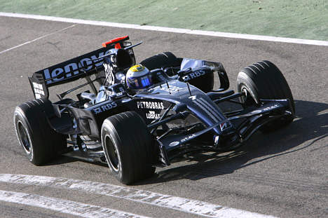 Nico Rosberg på Valencia banen i sidste uge